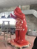 玻璃钢雕塑产品_像素熊2