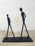 玻璃钢雕塑产品_修长人物